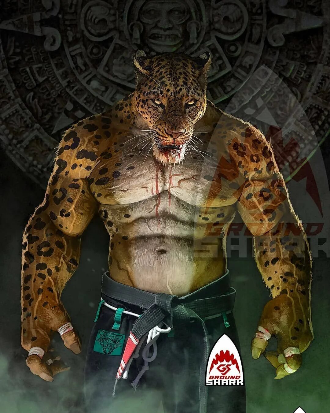 Tekken 6 armor king. Леопард боец. Леопард боец. Кинг теккен. Снежный барс фурри.