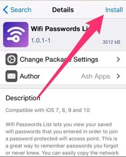 Пароли wifi iphone