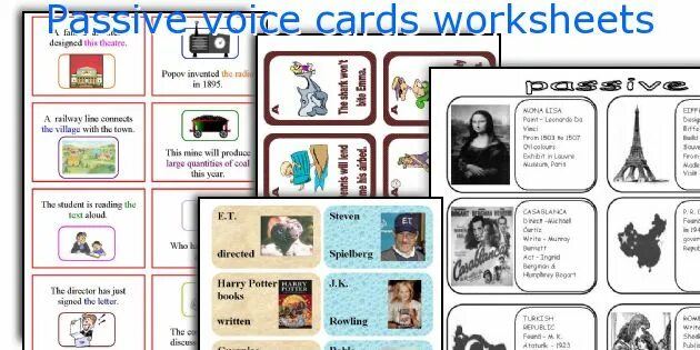 Present past simple passive worksheets. Карточка Passive Voice. Passive Voice Cards. Passive Voice speaking. Passive Voice games.