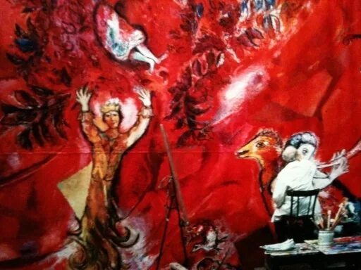 Фрески марка Шагала в метрополитен опера. Метро шагал