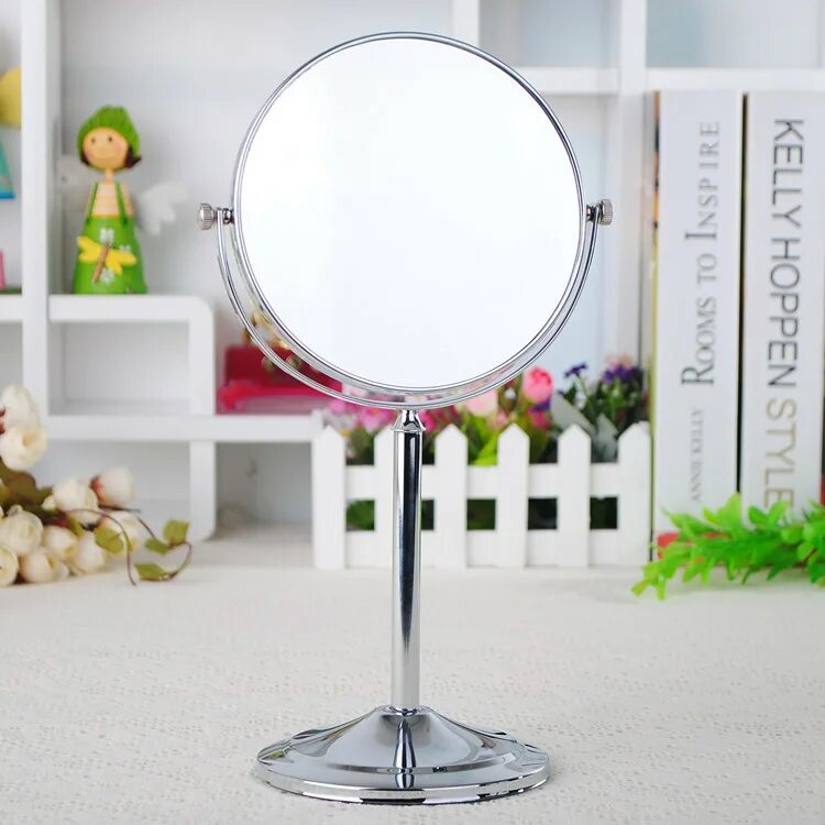 Зеркало для макияжа купить LED Makeup Mirror-Hollywood dresser 3X Magnifier 8 Inch Two-sided With LED