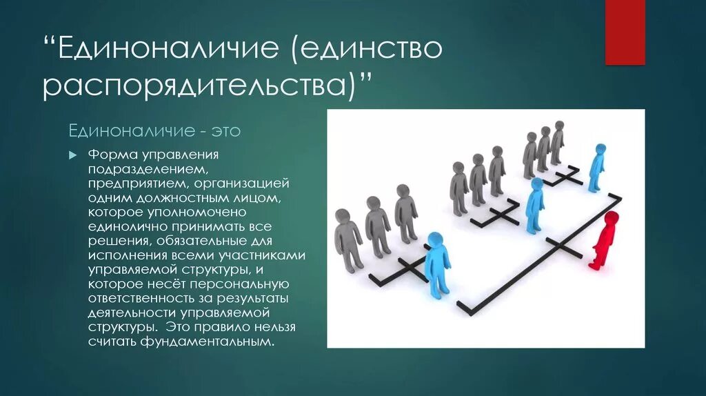 Единство общественных организаций. Единство распорядительства. Единство распорядительства (единоначалие. Принцип единства распорядительства в управлении. Принцип единоначалия.