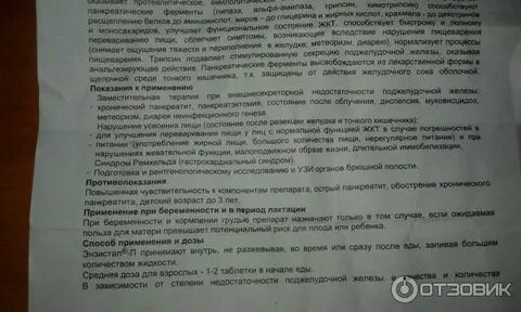 Энзистал как принимать взрослым