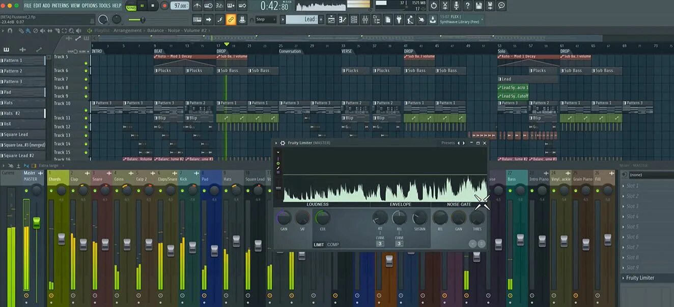 Fl studio mix. Лимитер фл студио. Ableton или FL Studio. Fruity limiter FL Studio 20. Мастер каналов в фл студио 20.