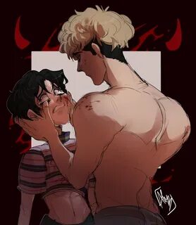 oh sangwoo and yoon bum (killing stalking) drawn by alex_bunn.