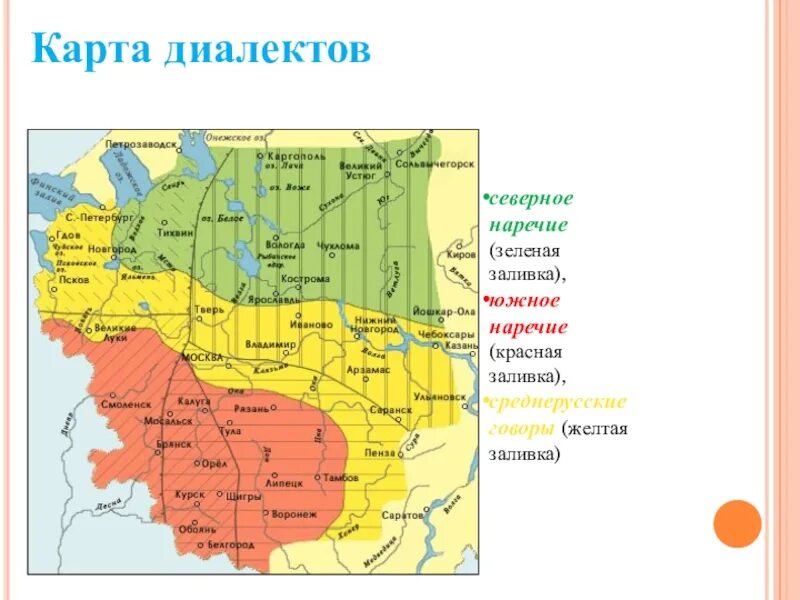 Современные диалекты. Карта Говоров и диалектов России. Карта диалектов русского языка. Говоры России карта. Среднерусский диалект.