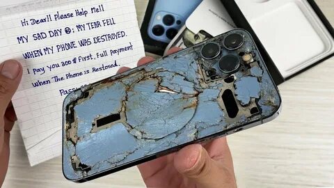 Phone destroyed