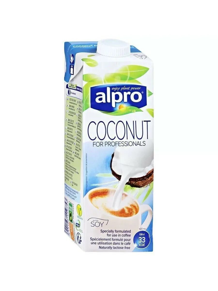 Alpro barista. АЛПРО кокосовый 1л. Напиток кокосовый Alpro Barista с соей 1л. Кокосовое молоко Альпро. Напиток кокосовый Alpro 1 л.