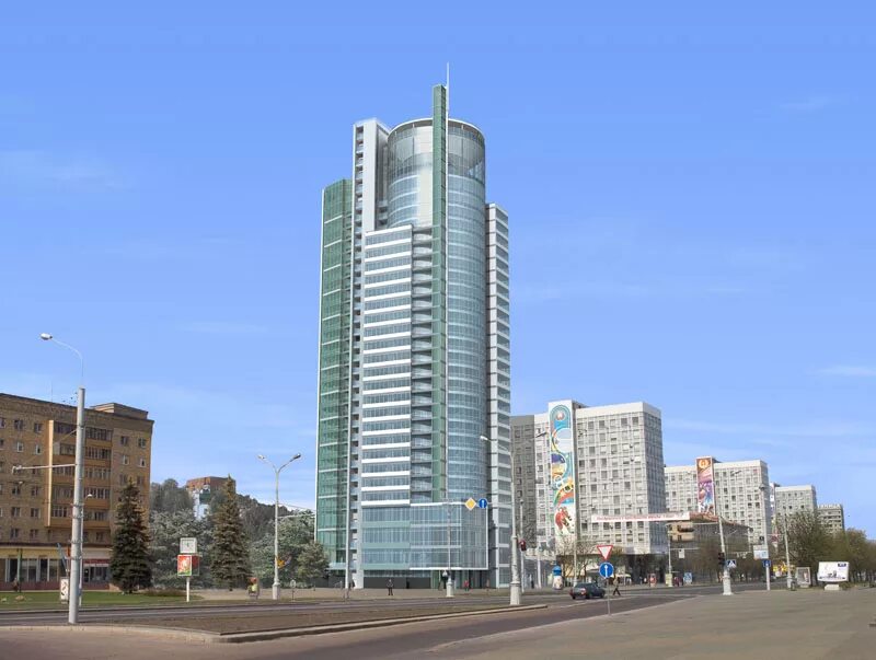 Минск высокие здания
