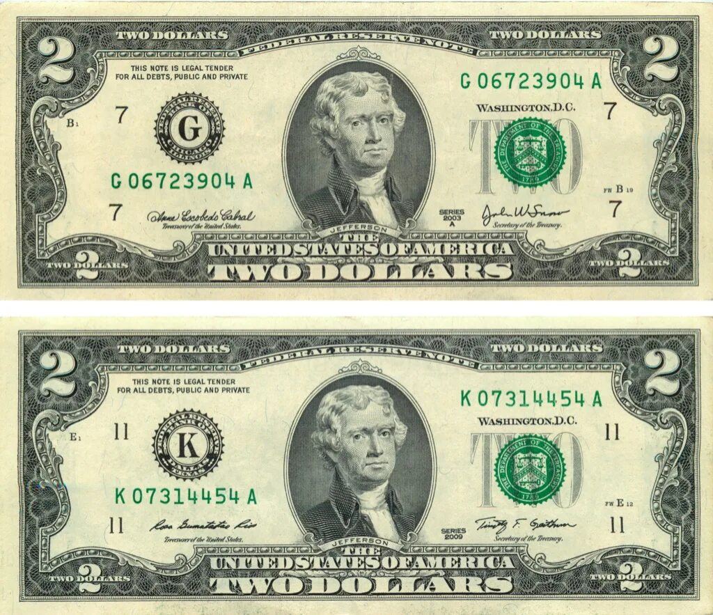 Два долларов изображен. 2 доллара купюра. купюра 2 доллара сша. 100 долларов сша 1976. 2 доллара 2003 года.