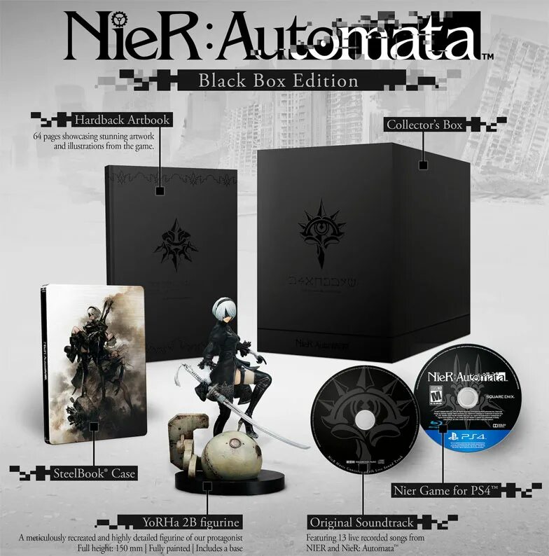 Nier automata ps4. NIER ps4. NIER Automata Black Box Edition. NIER Automata для ps4.