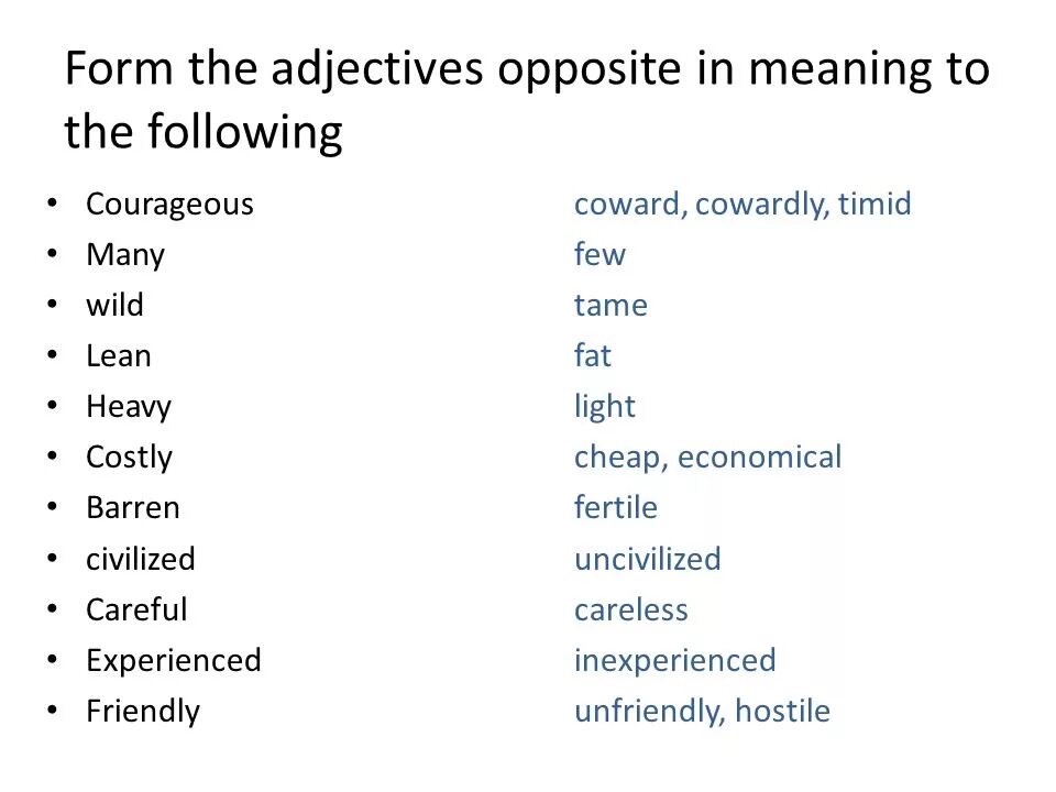 Opposite adjectives. Opposite adjectives list. Opposite adjectives в английском языке. Adjectives with opposites.