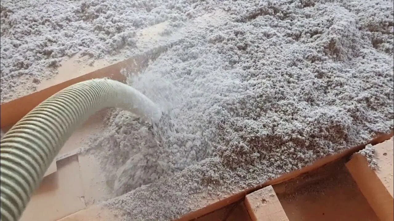 Напыление эковаты