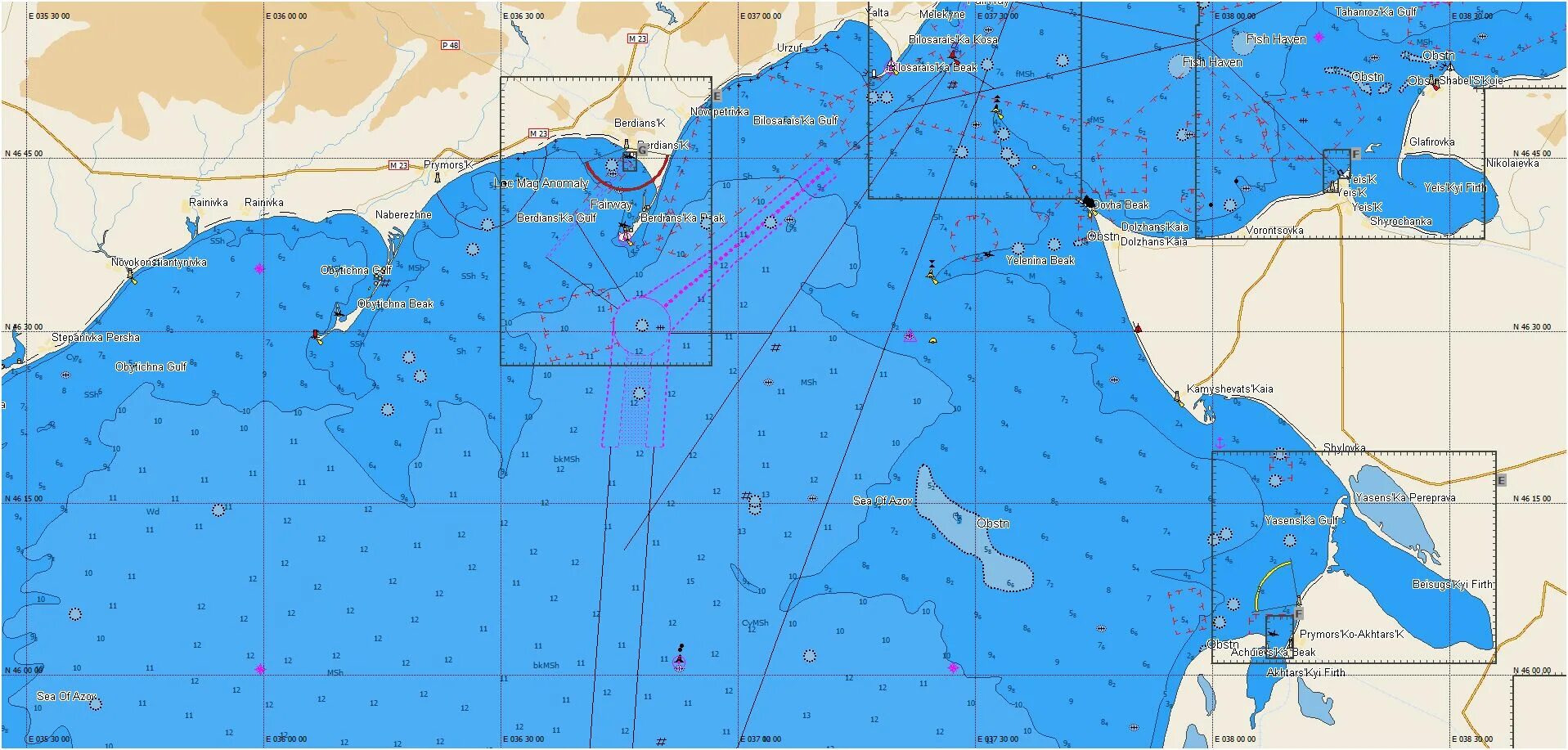 Карта глубин черного. Лоция азовского моря. судоходный фарватер азовского моря. карта глубин азовского моря. карта глубин азовского моря и таганрогского залива.