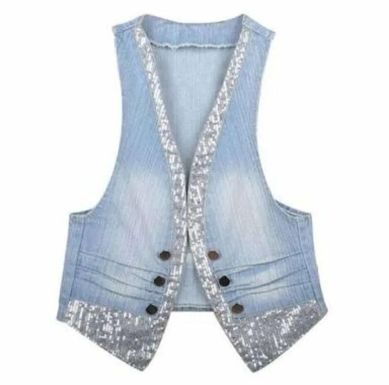 Перешиваем старые вещи. Жилет из куртки. Жилет из старых джинсов. Жилет из старых джинсов. Модный джинсовый жилет.