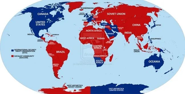 Противостояние капиталистического и социалистического лагеря стран. Карта сферы влияния США И СССР В мире. Карта сфер влияния СССР И США. Карта сферы влияния СССР. Страны с коммунизмом.