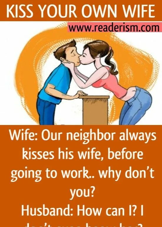 Темы wife sharing. Wife humor. Jokes about husband in English. How husband Kiss his wife breast.