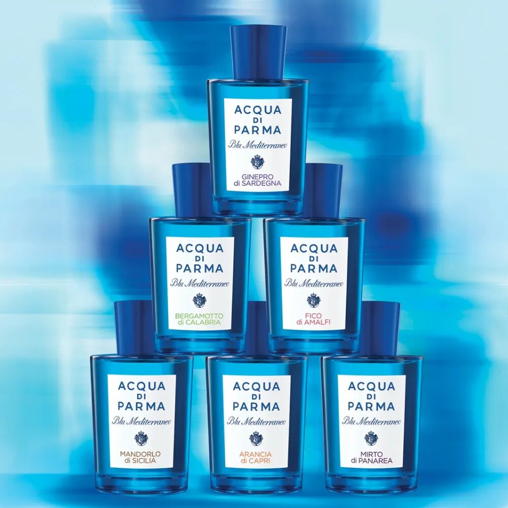 Аква ди Парма Парфюм Блю Медитерранео. Туалетная вода acqua di Parma Blu Mediterraneo Ginepro di Sardegna, 75 мл. Туалетная вода acqua di Parma Blu Mediterraneo - Mandorlo di Sicilia. Аромат acqua di Parma Blu Mediterraneo fico di Amalfi.