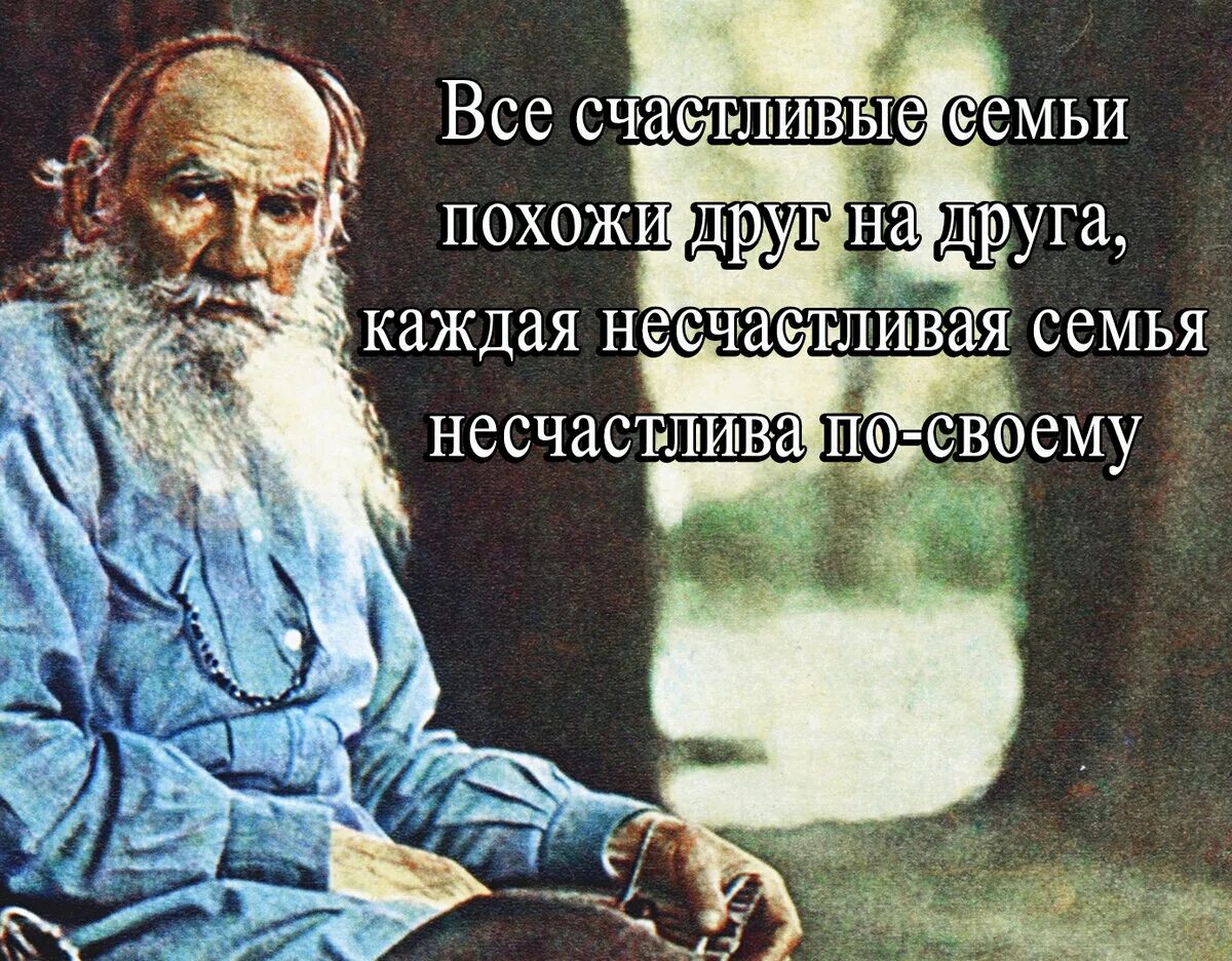 Фраза льва толстого все счастливые семьи похожи. Все семьи несчастны по своему. Все счастливые семьи счастливы одинаково. Каждая семья счастлива по своему толстой. Каждая счастливая семья счастлива по-своему каждая.