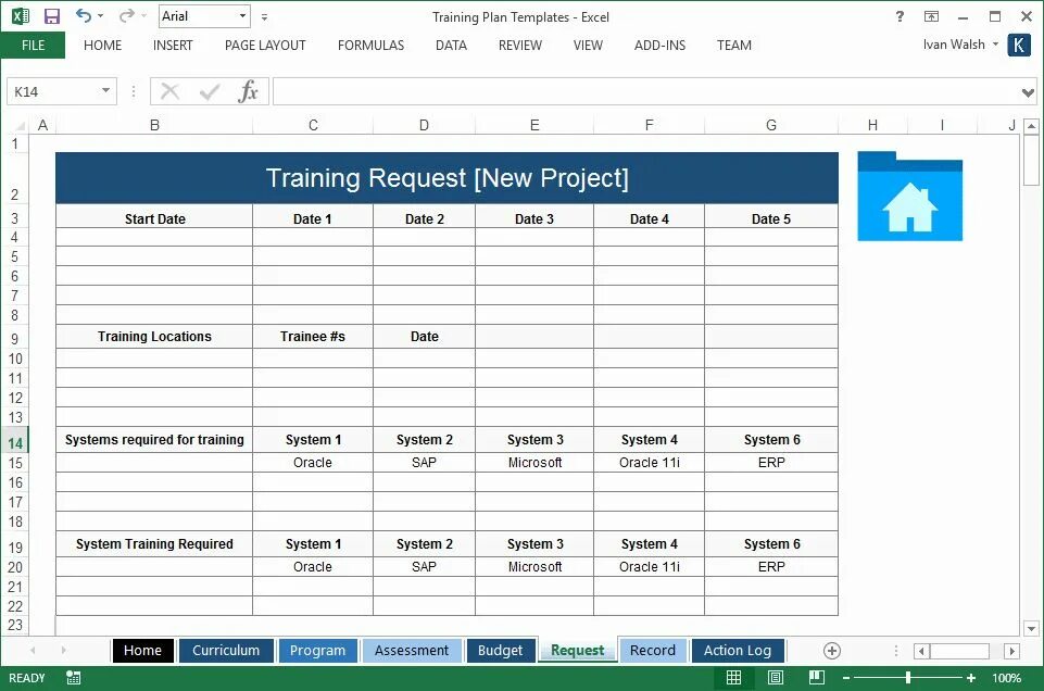 Шаблоны excel. Training Plan. Training Plan Template. Excel Training. The training plan