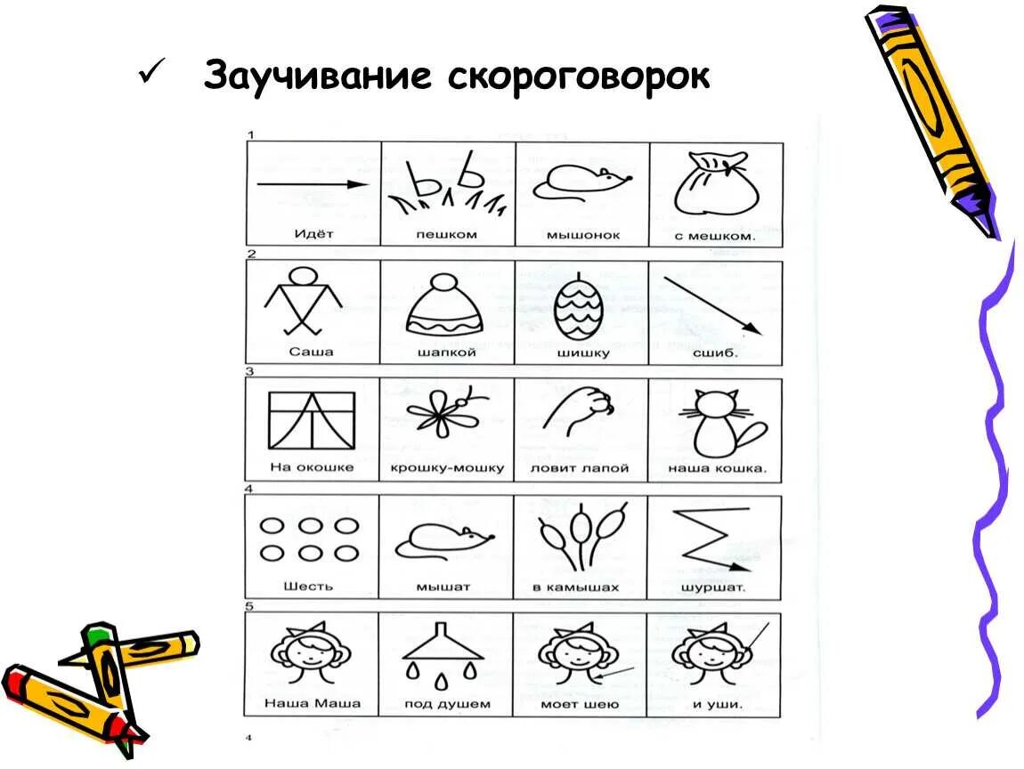 Мнемотаблицы в доу. Скороговорки в картинках мнемотехника. Зашифрованные скороговорки. Мнемотаблицы для заучивания стихотворений для дошкольников. Скороговорки на звук р.