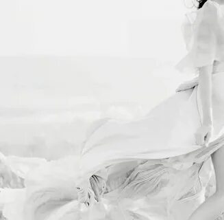 Flowing white