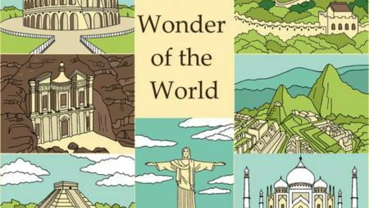 Seven Wonders of the Ancient World. Hanging Gardens of Babylon. The great constr