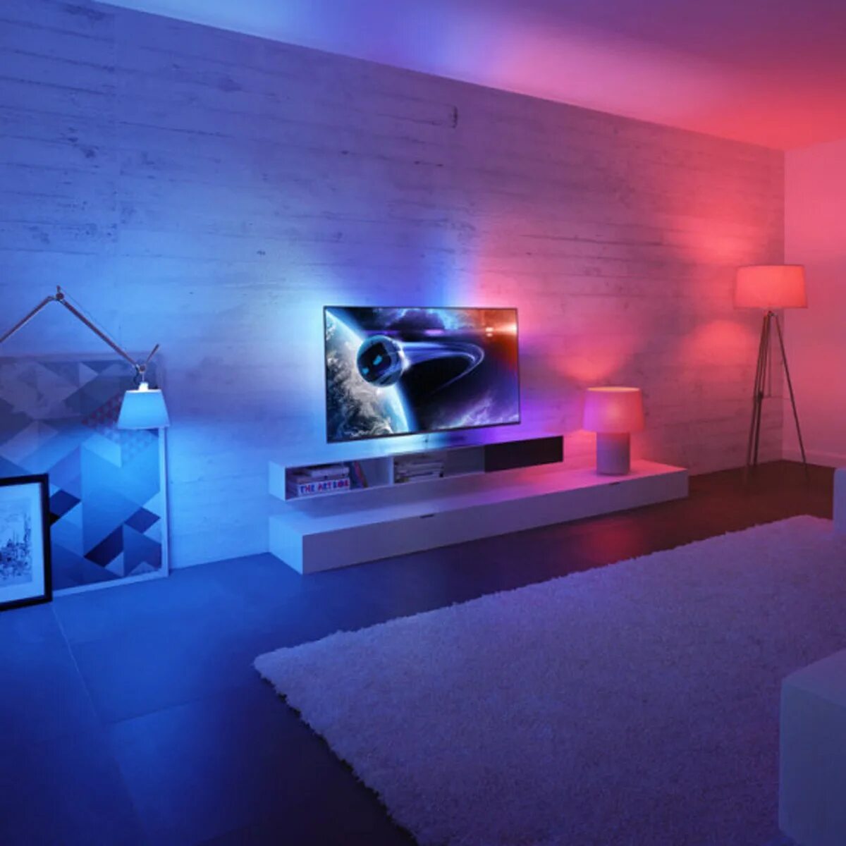 Свет яркий свет полон зал. Philips Ambilight. Philips Ambilight Hue. Philips Hue телевизор. Philips Hue умный дом.