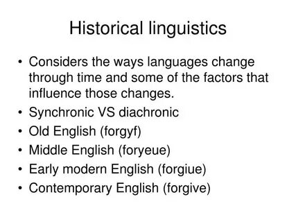 Comparative linguistics