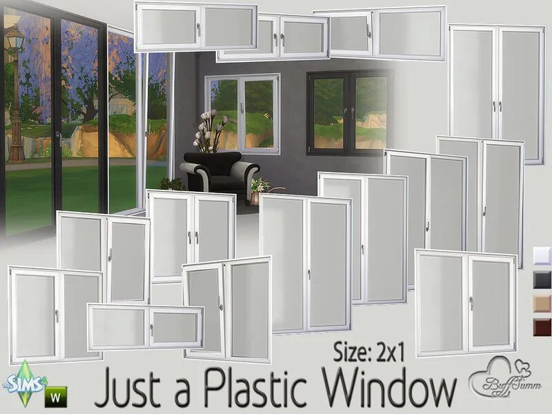 Window mode 1. Пластиковые окна sims 4. plastic door симс 4. sims 4 windows cc. пластик sims 4.