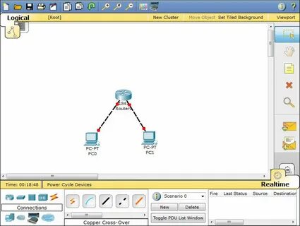 Cisco packet tracer настройка маршрутизатора