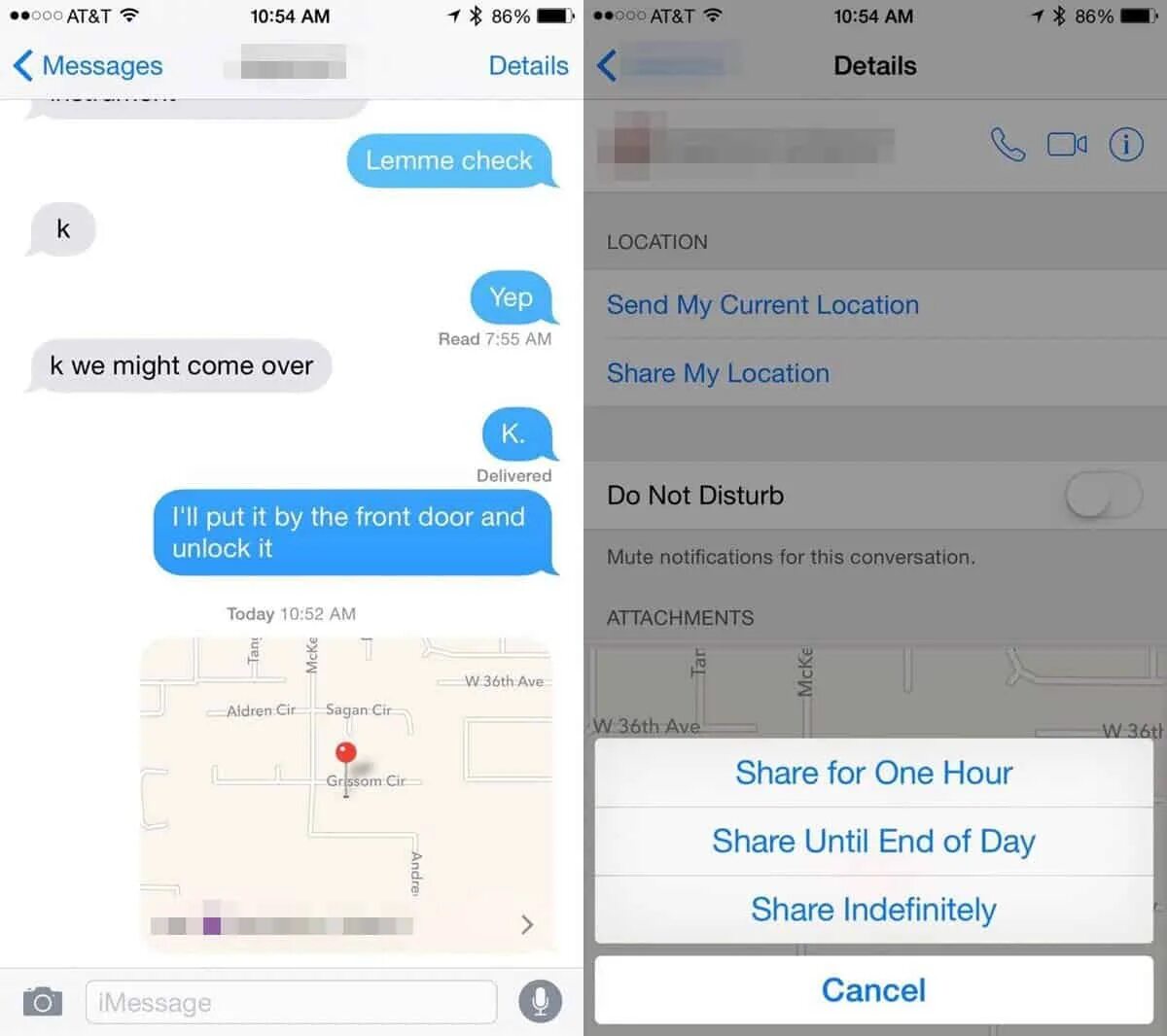 Send your share