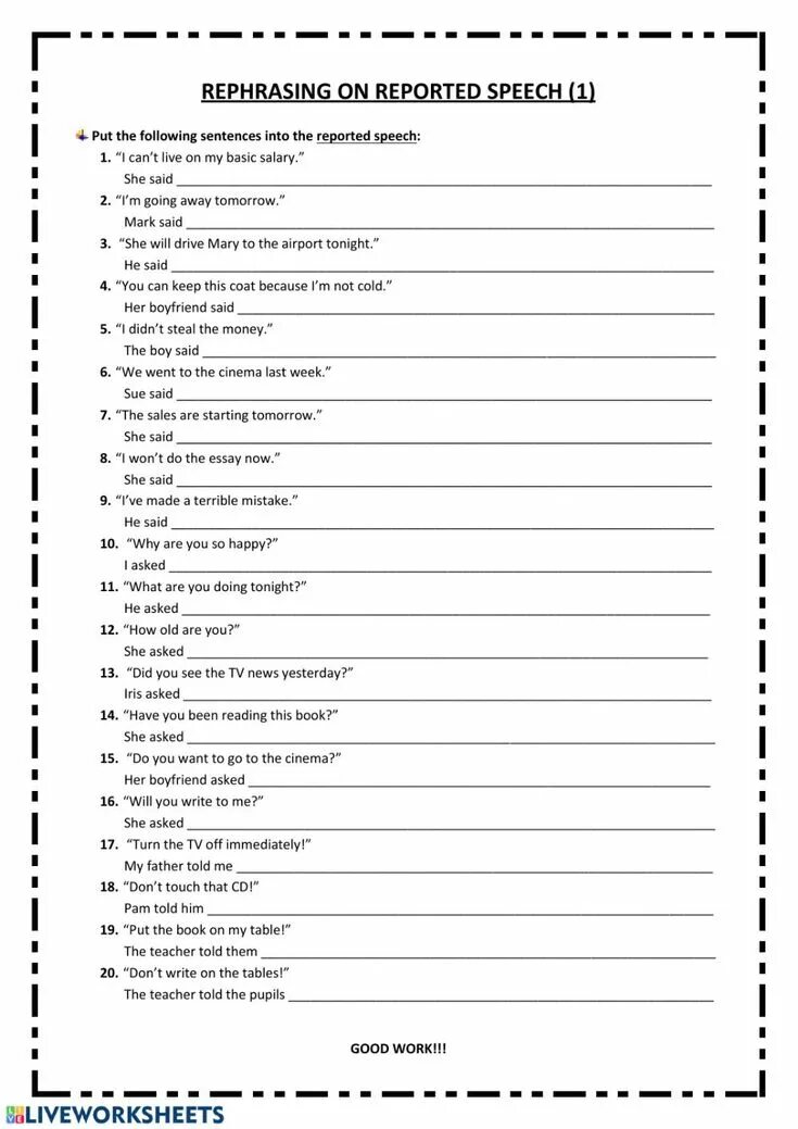 It is reported that there. Косвенная речь worksheets. reported speech grammar worksheets. косвенная речь в английском языке worksheets. reported speech exercises worksheets.