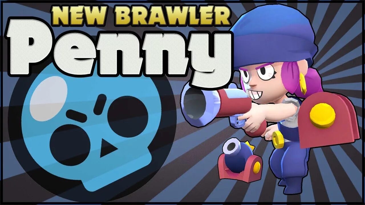 Открой видео brawl stars. Пенни Браво старс. Brawl Stars пушка пенни. БРАВЛ старс герои пенни. Пенни из Brawl Stars.