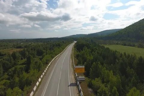 Федеральная трасса в бурятии
