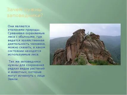 Как называется природный заповедник