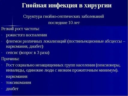 Гнойная операционная