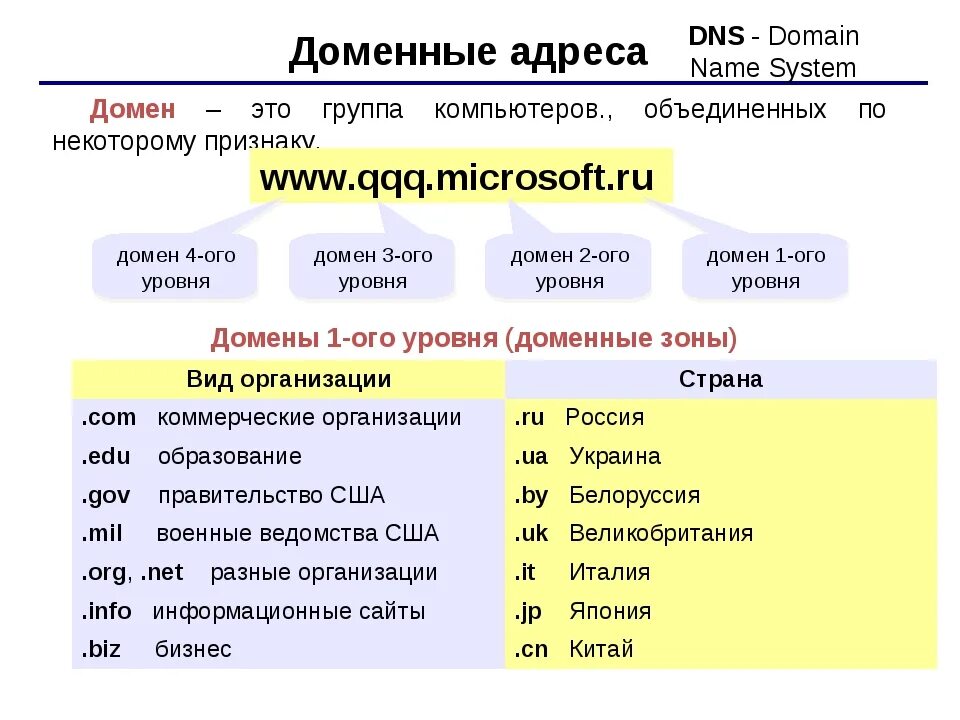 Какой домен россии. Доменный адрес. Домен это. Домен пример. Домен это в информатике.