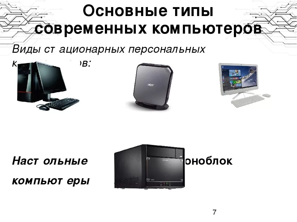 Как отличить компьютер от компьютера. Типы компьютеров. Основные типы компьютеров. Типы персональных компьютеров. Типы современных компьютеров.