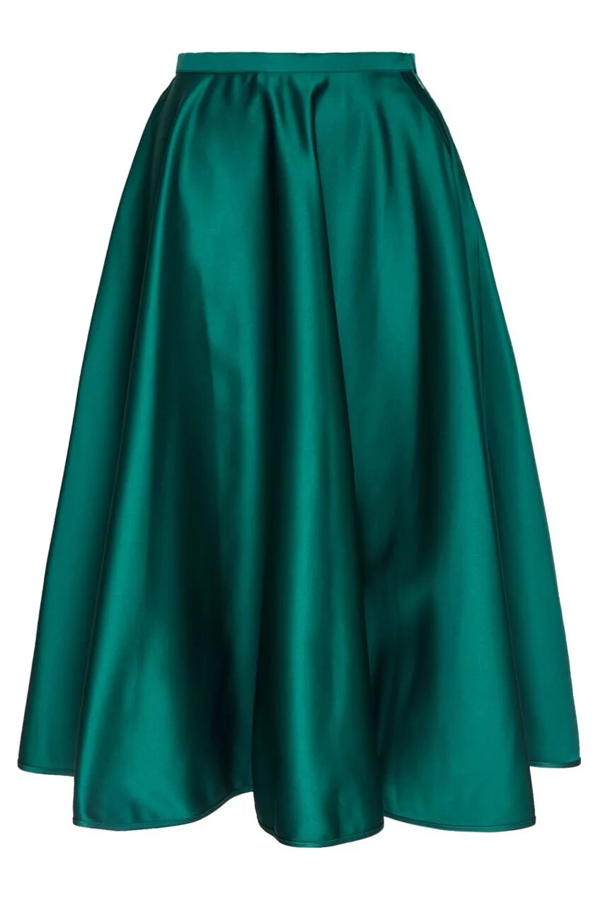Атласная юбка. Atlasnoy yupka. Зеленая атласная юбка. Сатиновая юбка.