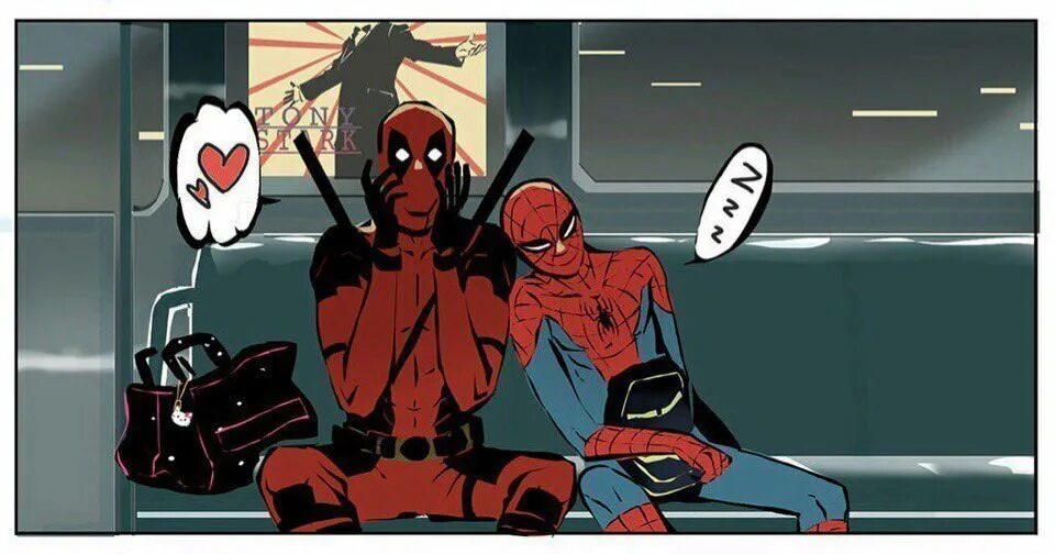 Deadpool and kingpin animation