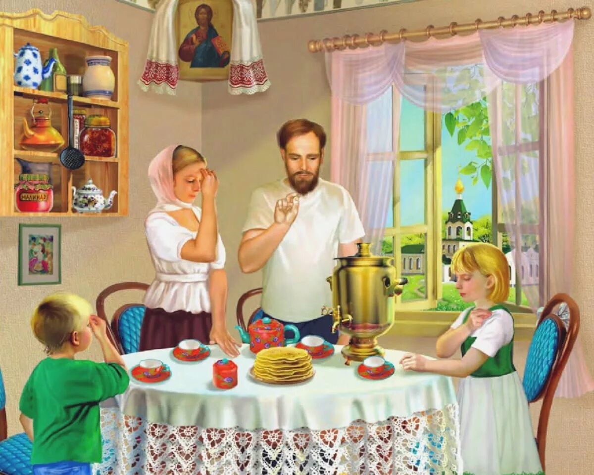 Духовные родители. Православная семья. О семье христианской. Православные семейные традиции. Счастливая православная семья.