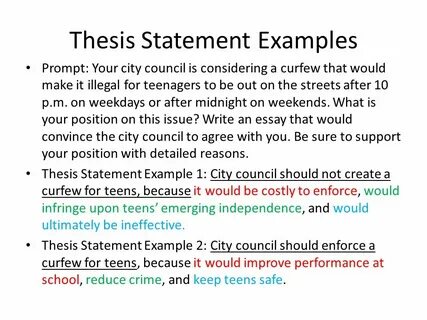 Thesis example