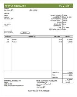 Invoice address