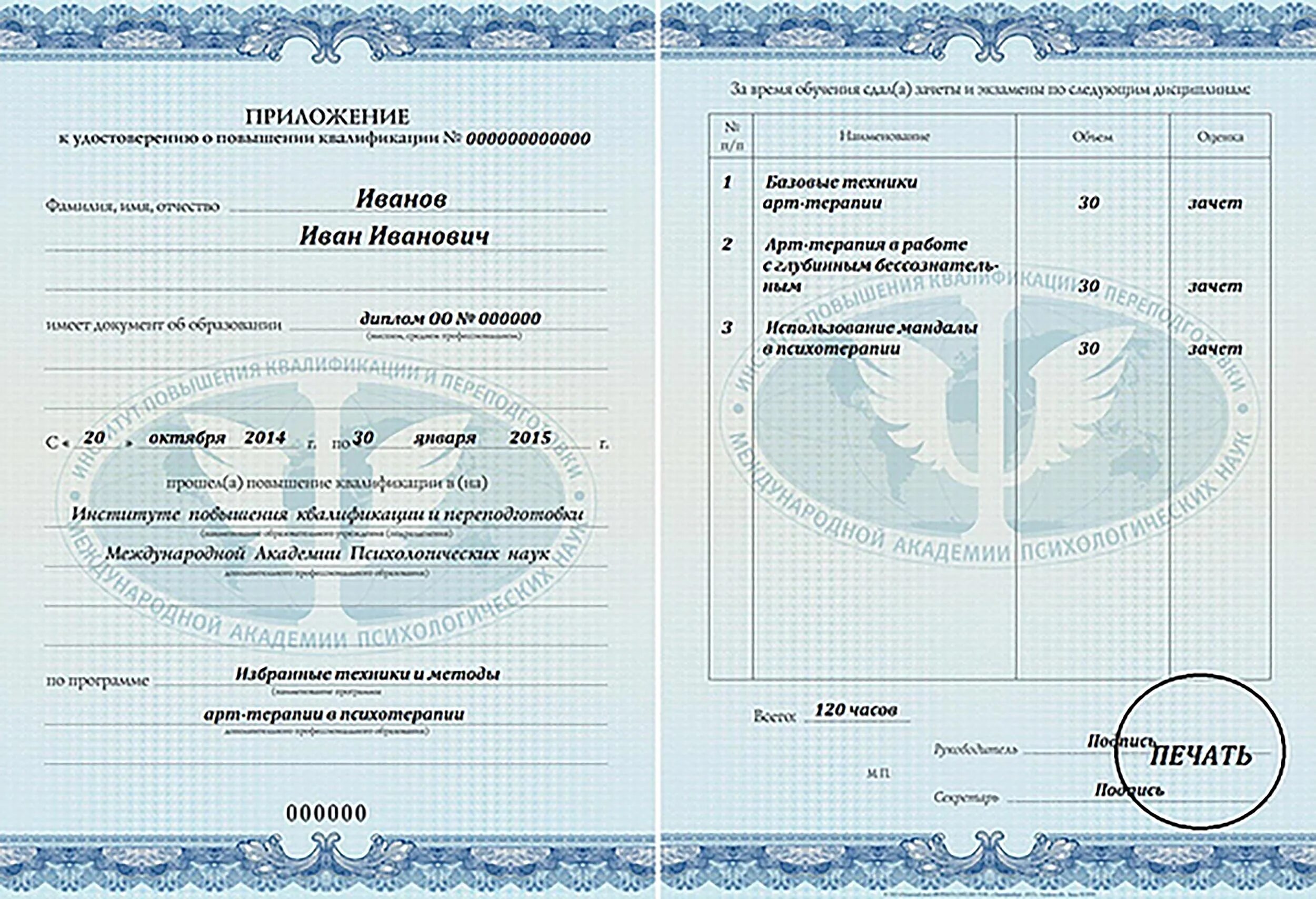 По какой программе проходит обучение