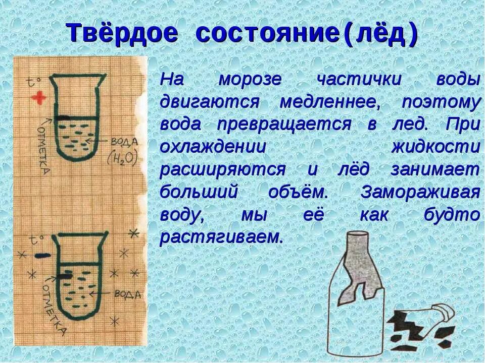 Почему вода твердая. Припревращении в лёд вода. Опыт превращение воды в лед. Практическая работа Замораживание воды. Как превратить воду в лед.