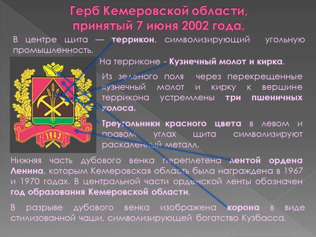 Описание кемеровского герба. Описать герб Кемеровской области Кузбасса. Гербткемеровской области. Герб Кемеровской области описание. Герб Кемеровской области 2002.