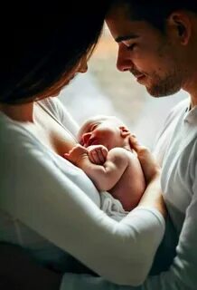 Родители с новорожденным