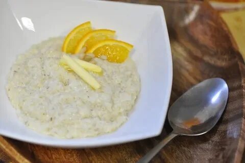 Ячневая каша с сахаром