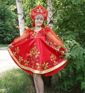 Сделать русско народный костюм